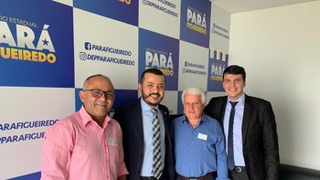 reunião com o deputado Pará Figueiredo