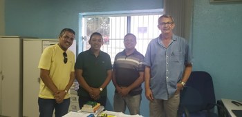 Vereadores reúnem-se com supervisor regional do DNIT, em Barão de Grajaú, no dia 05 de julho.