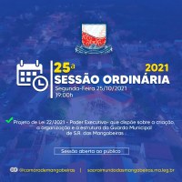 25° Sessão Ordinária