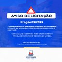 Câmara de Mangabeiras abre licitação materiais de higiene e limpeza