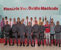 Câmara recepciona novos policiais militares que estão atuando na cidade