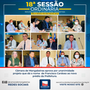 Confira resumo da 18° Sessão Ordinária (23/08)