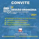CONVITE - 2° Sessão Ordinária de 2021