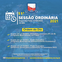 Ordem do Dia - 11° Sessão Ordinária (17/05)