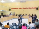 Prefeito e vereadores eleitos participam de Sessão da Câmara Municipal de Mangabeiras