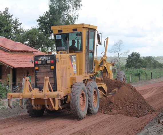 Presidente da Câmara vistoria obras de estradas vicinais