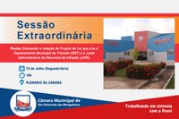 Projeto de criação do Departamento Municipal de Trânsito de Mangabeiras será votado nesta segunda (15)