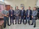 Vereadores de Mangabeiras visitam Comando Geral da PMMA e solicitam novos equipamentos