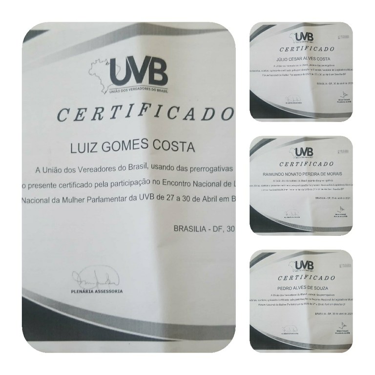 cross Annihilate user Vereadores recebem certificado de participação de evento da UVB — Câmara  Municipal